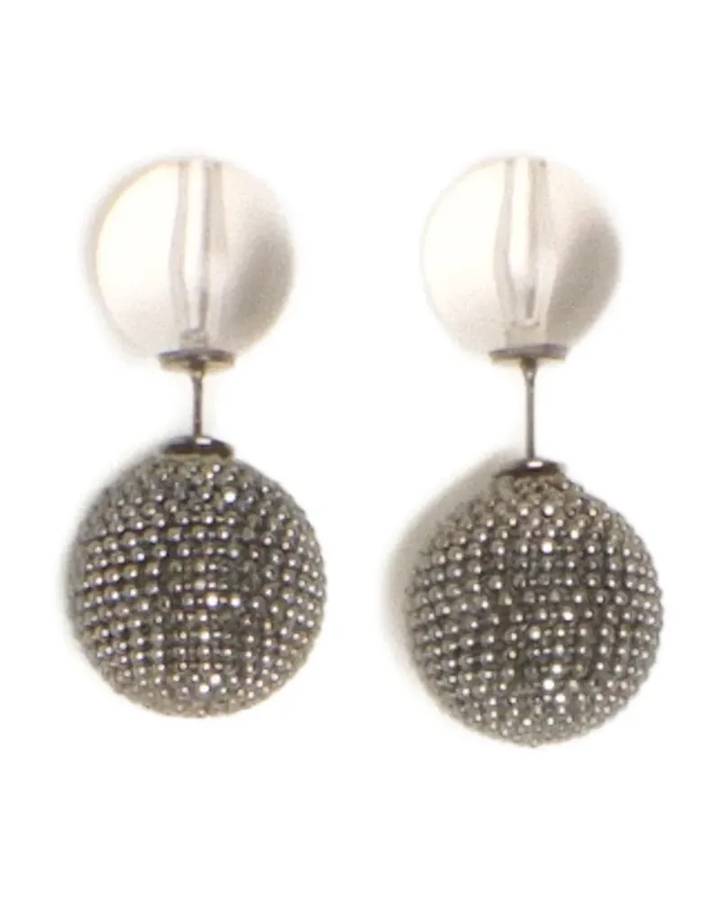 Fabiana Filippi Verzierte Hängeohrringe - Silber Silber