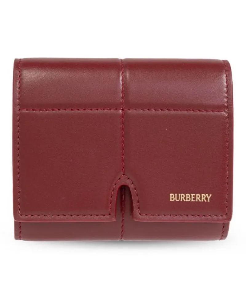Burberry Portemonnaie mit Logo-Stempel Rot