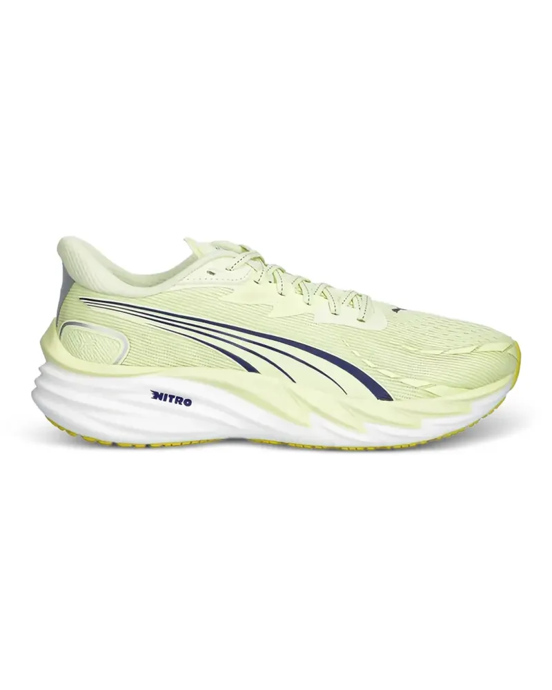 Puma Gestreifte Velocity NITRO™ 4 Sneakers - Gelb Gelb