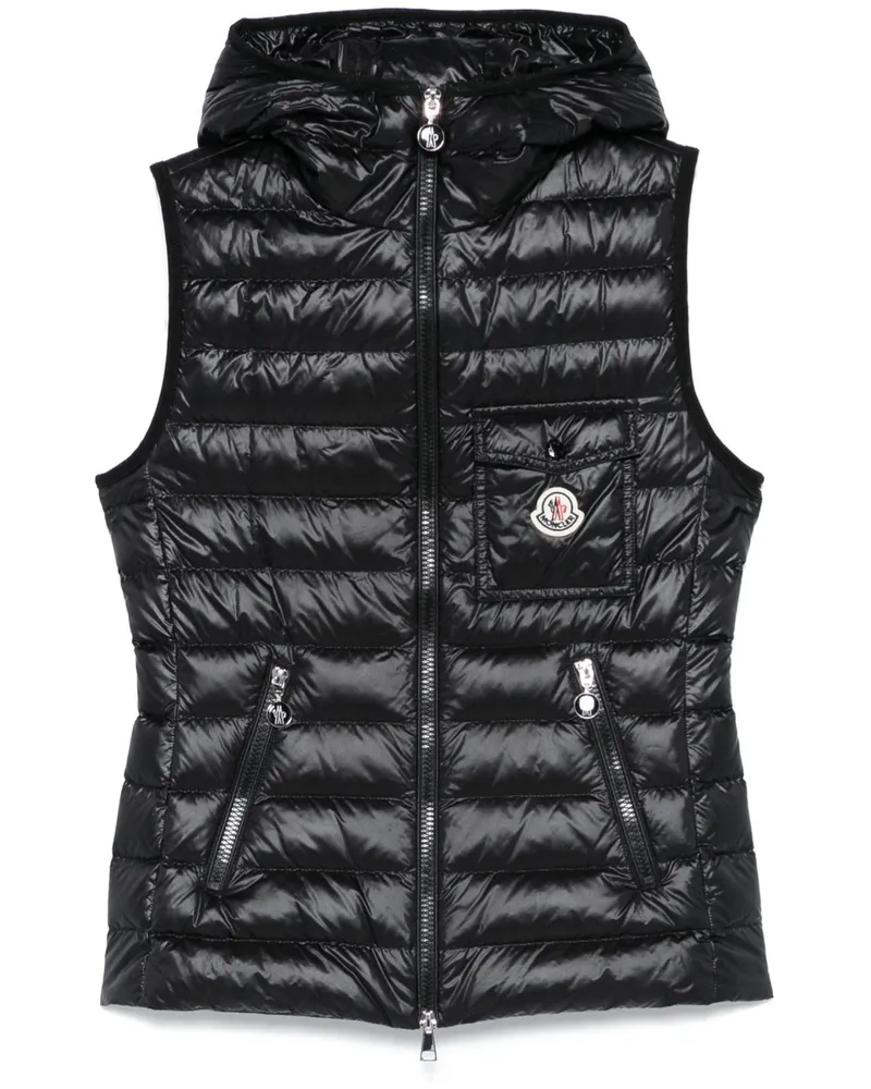 Moncler Glygos Weste - Schwarz Schwarz