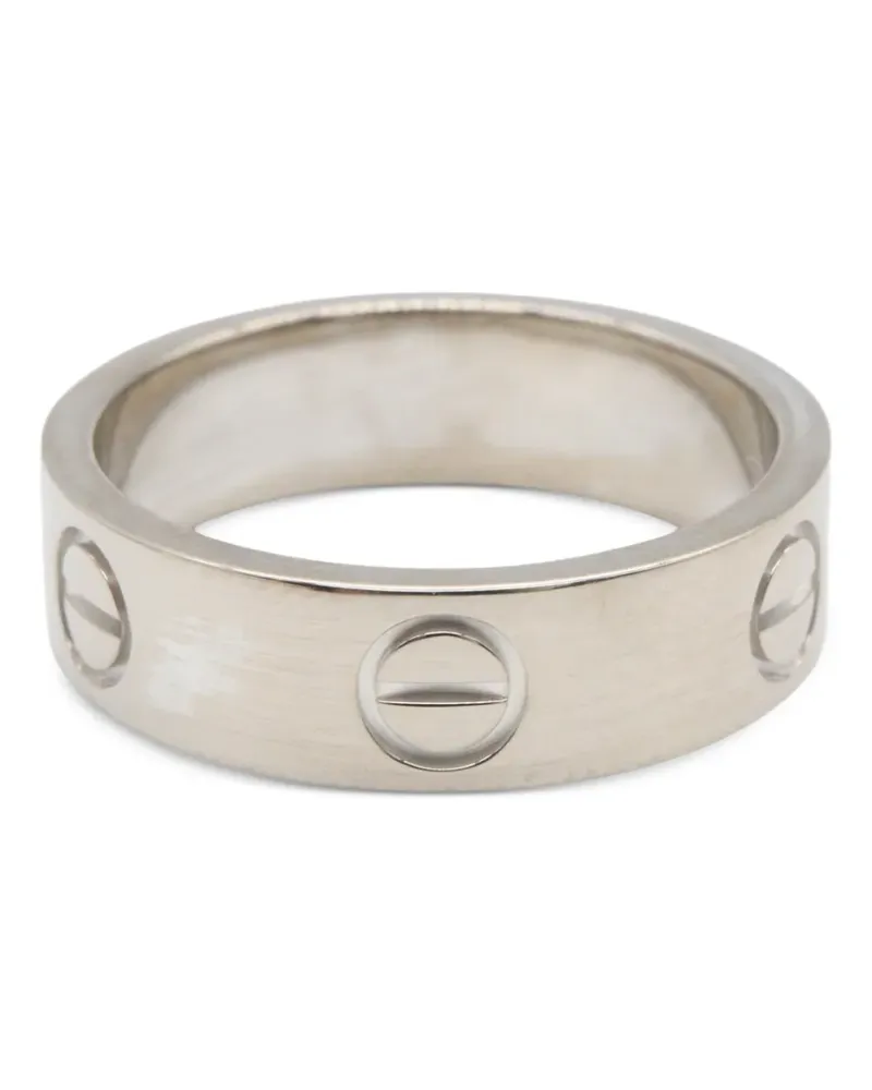 Cartier 2010s Love Ring mit Schraubenmotiv - Silber Silber