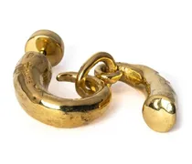 Vergoldeter Little Horn Ohrring mit Anhänger
