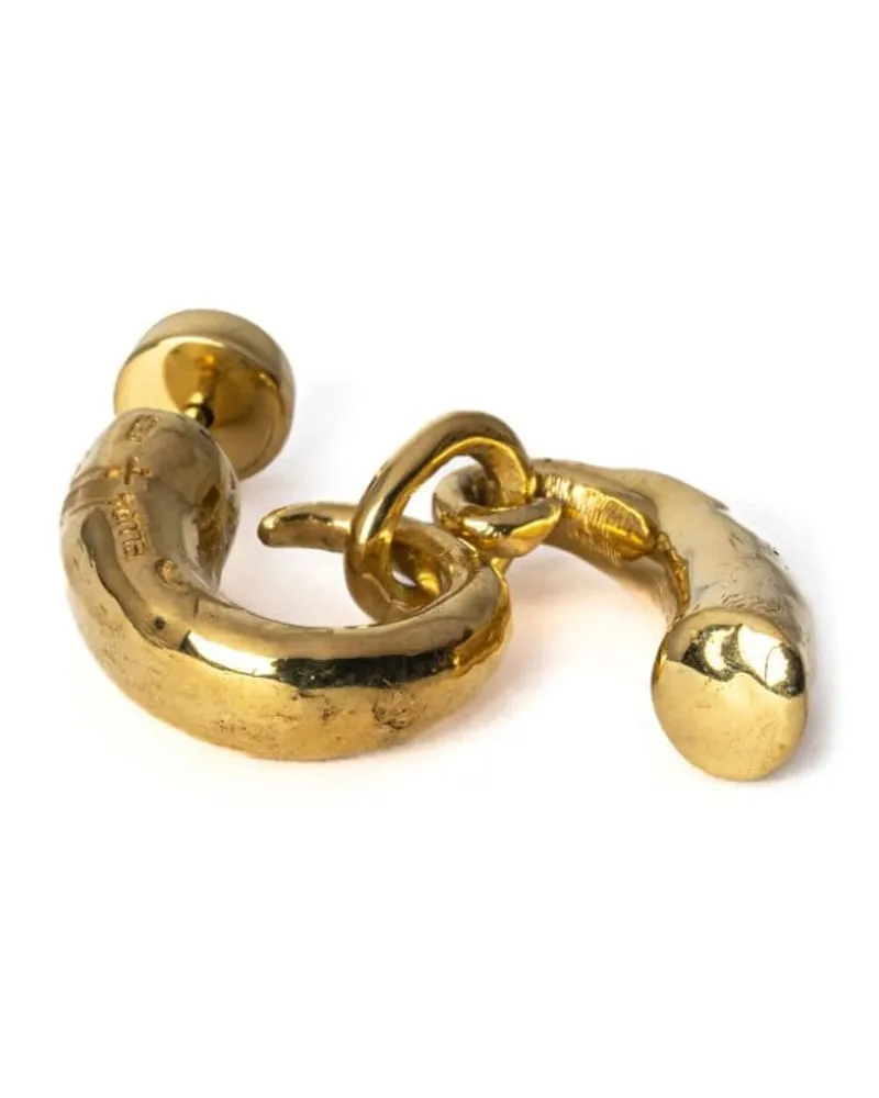 Parts Of Four Vergoldeter Little Horn Ohrring mit Anhänger Gold