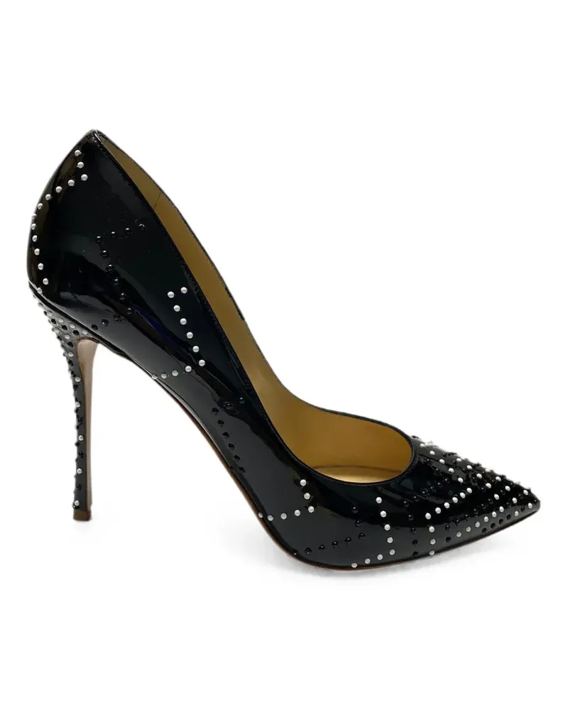 Nicholas Kirkwood Zigzag embellished pumps - Schwarz Schwarz