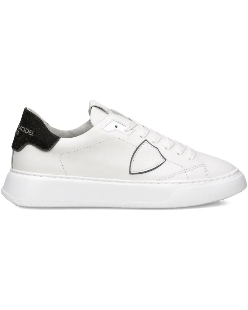Philippe Model Sneakers mit Schnürung - Weiß Weiß