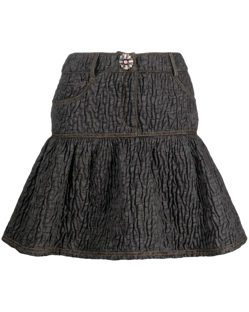 Moschino Gestrickter Rock - Grau Grau