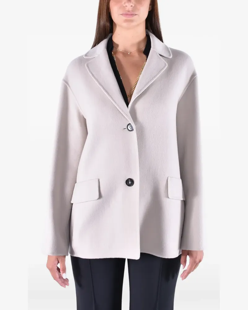 Max Mara single-breasted wool jacket - Grau Grau