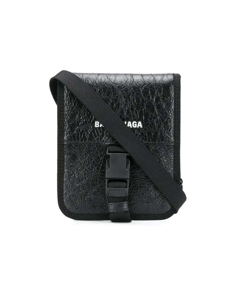 Balenciaga Mini-Tasche mit Klappdeckel - Schwarz Schwarz