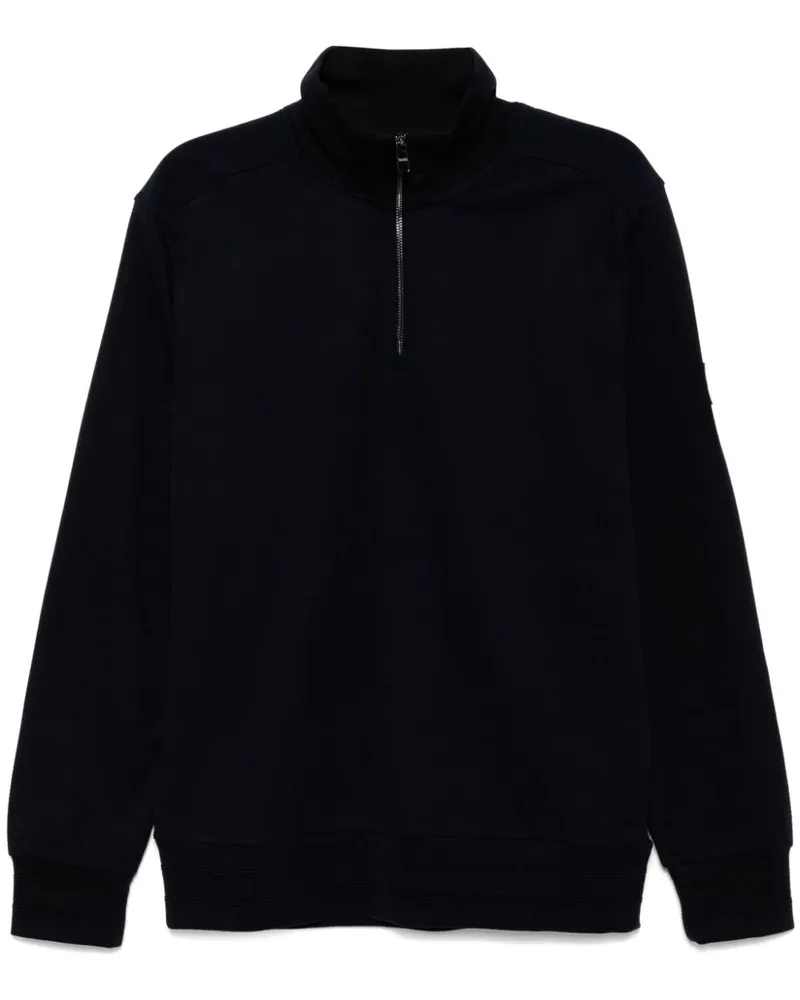 HUGO BOSS Sweatshirt mit Reißverschluss - Blau Blau