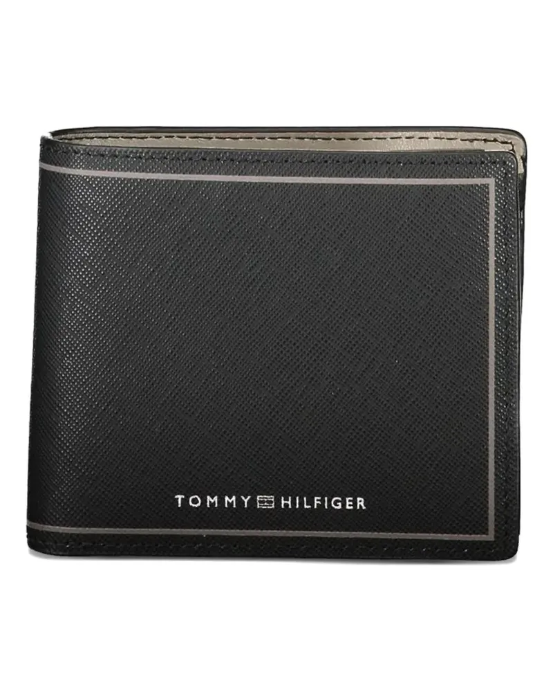 Tommy Hilfiger saffiano-leather bifold wallet - Schwarz Schwarz