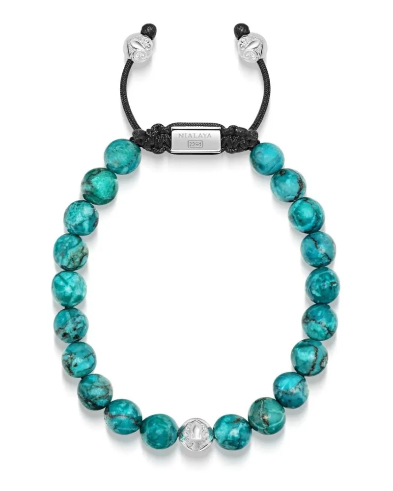 Nialaya Armband mit Perlen - Blau Blau