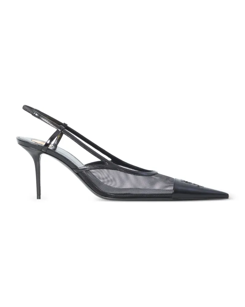 Saint Laurent Renée Cassandre slingback pumps - Schwarz Schwarz