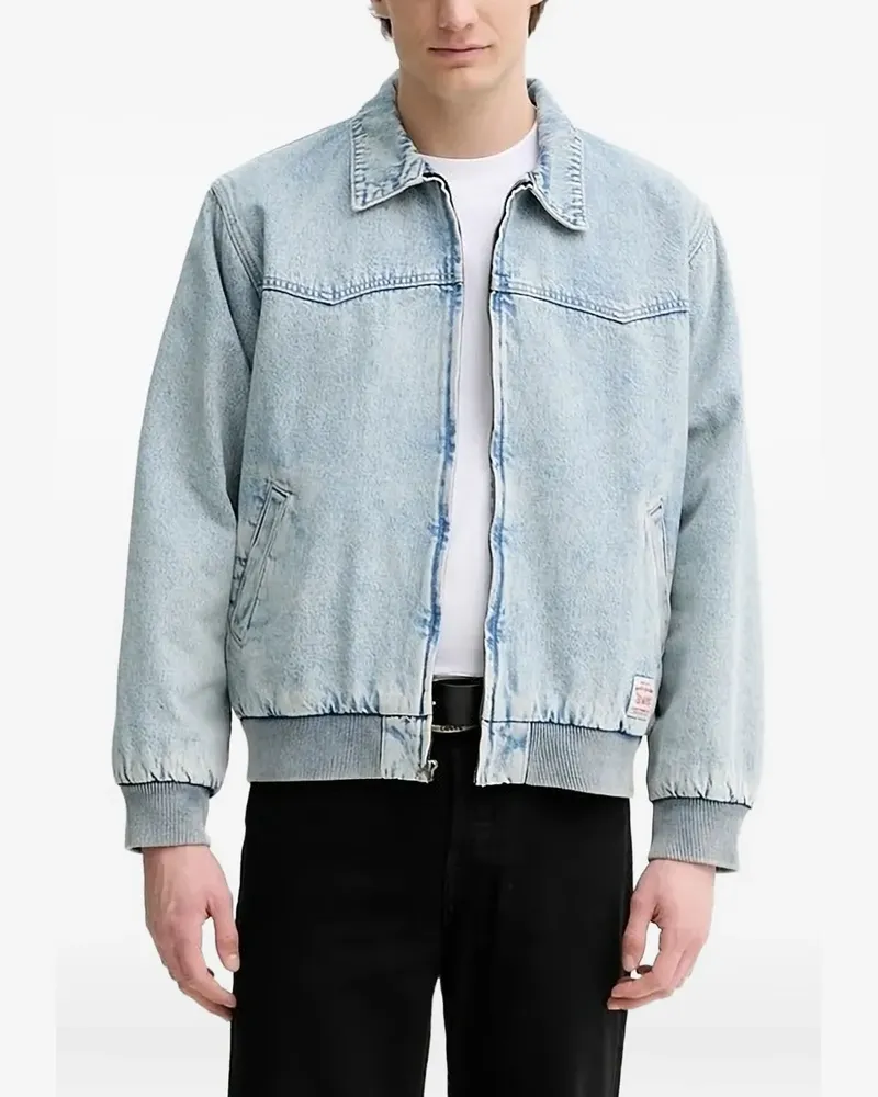 Levi's Embarcadero Jeansjacke mit Reißverschluss - Blau Blau