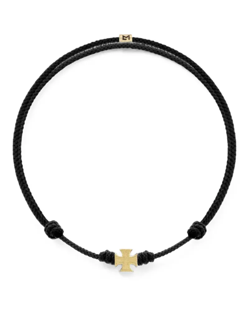Luis Morais Maltese Cross Kordelarmband - Gold Gold