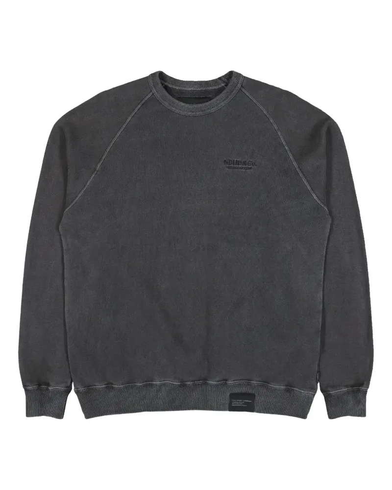Neighborhood pigment-dyed raglan-sleeved sweatshirt - Schwarz Schwarz