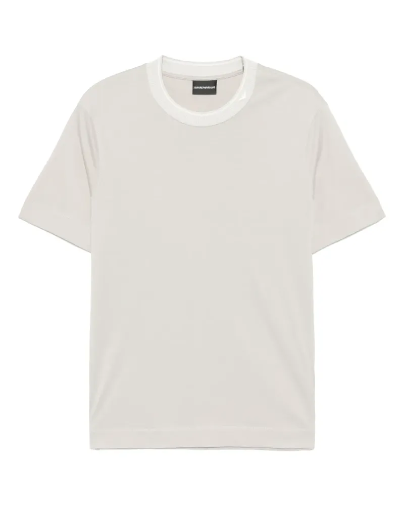 Emporio Armani Klassisches T-Shirt - Grau Grau
