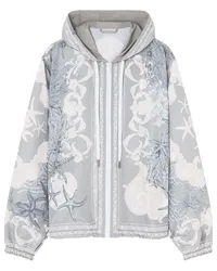 Versace Barocco Sea Windbreaker Blau