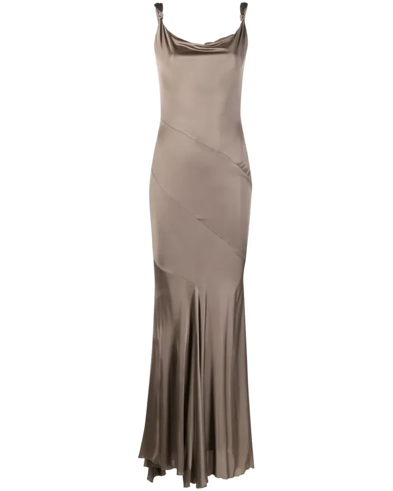 Blumarine Asymmetrisches Kleid - Nude Nude