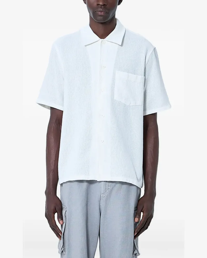 Our Legacy crochet pocket shirt - Weiß Weiß