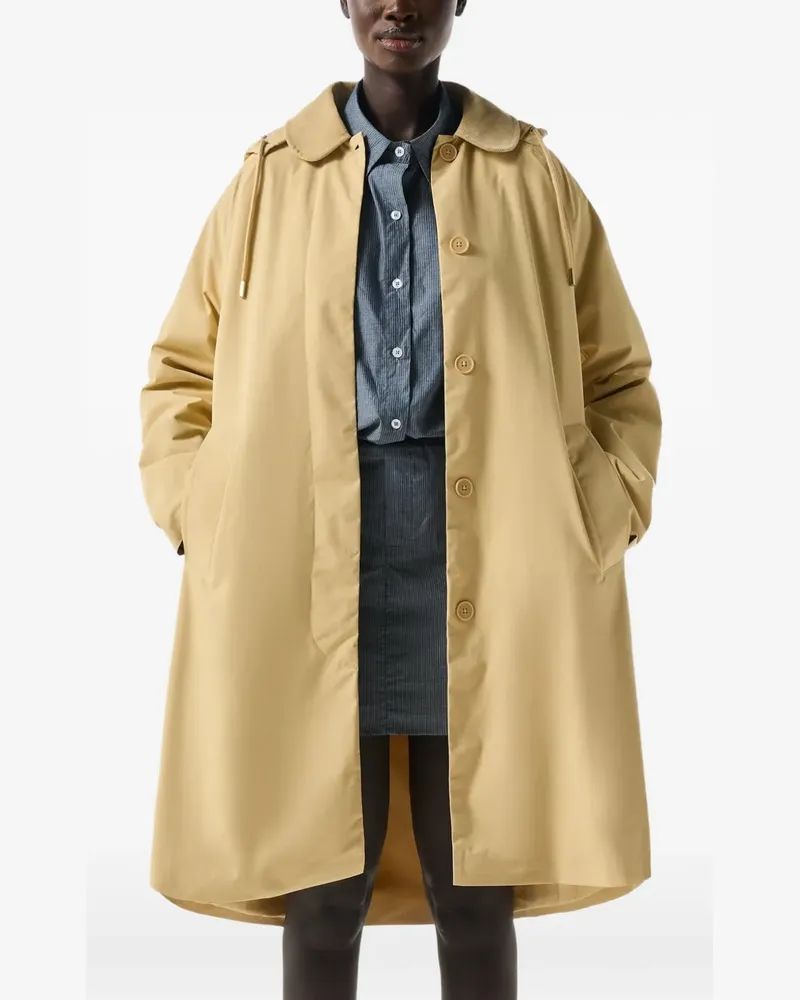 Hunter x Karen Walker Rain Mac detachable-hood parka - Nude Nude