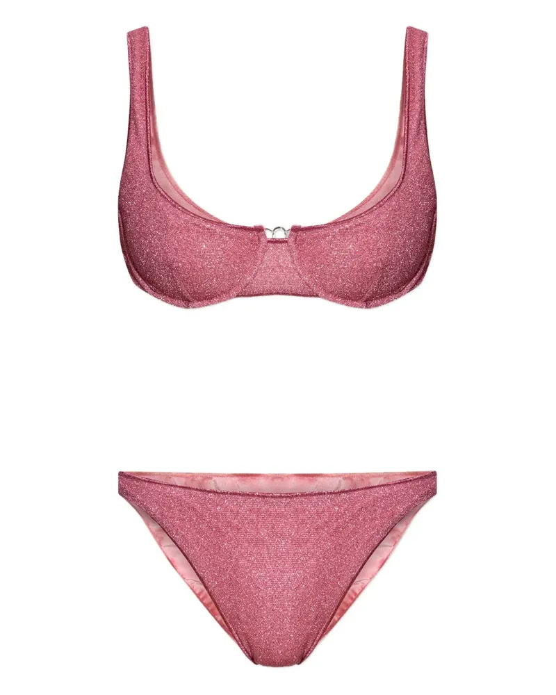 Oséree Bikini mit Glitter - Rosa Rosa