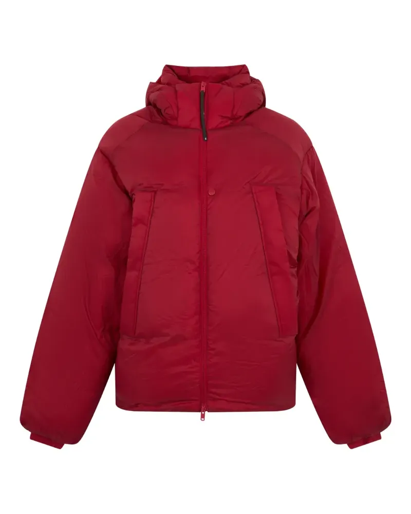 Y-3 hooded puffer jacket - Rot Rot