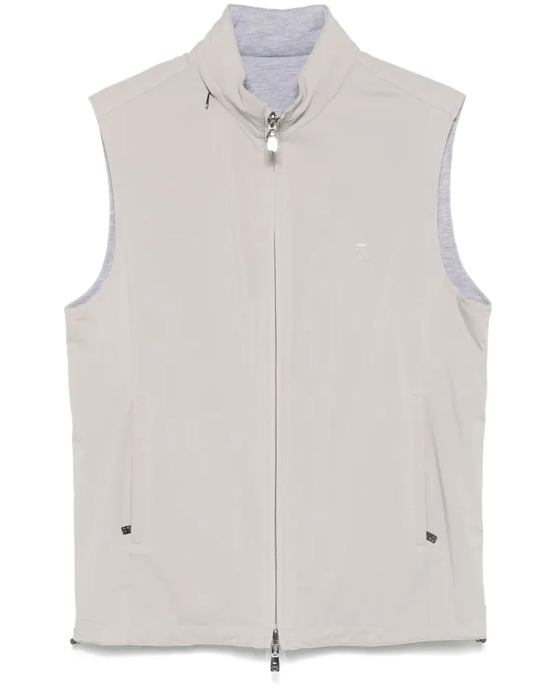 Corneliani Wendbare Weste - Grau Grau