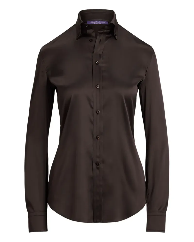 Ralph Lauren silk-satin shirt - Braun Braun