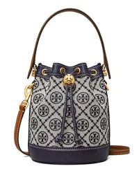 Tory Burch Beuteltasche mit T-Monogramm Blau