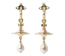 Aleksa Ohrringe mit Perlen - Gold