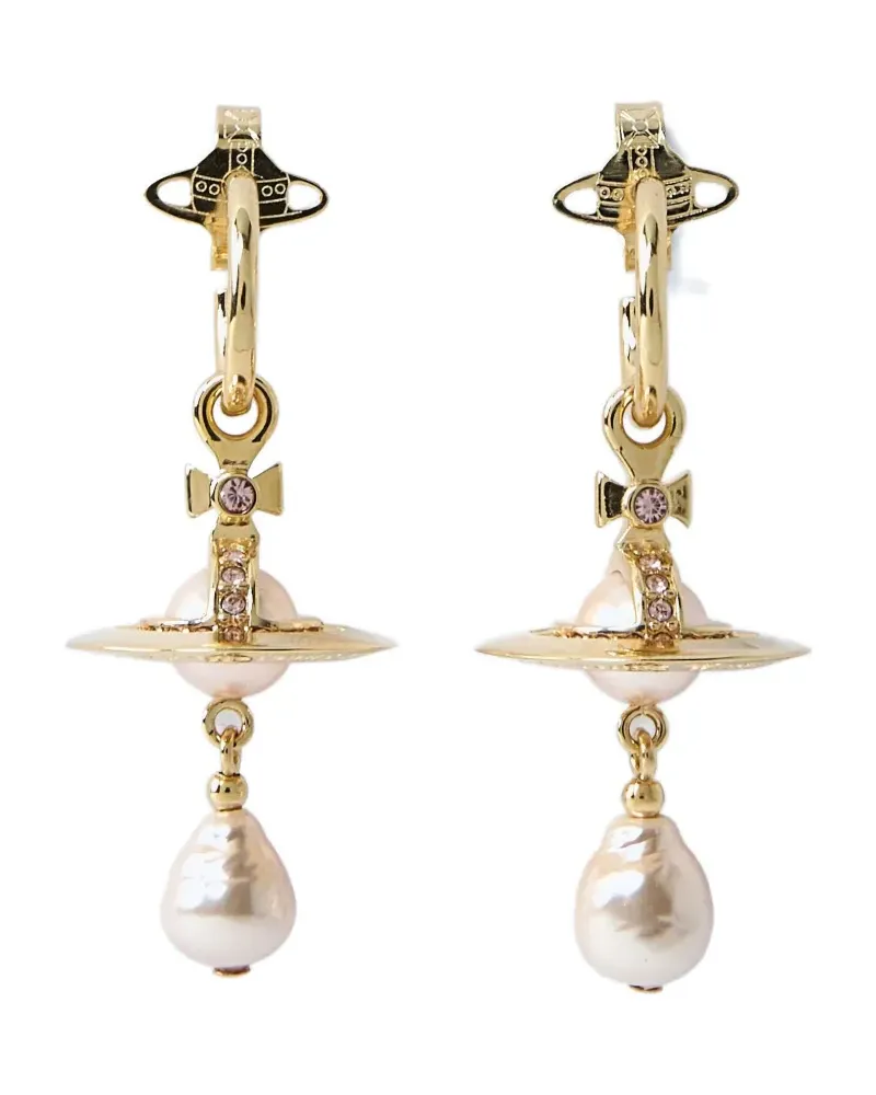 Vivienne Westwood Aleksa Ohrringe mit Perlen - Gold Gold