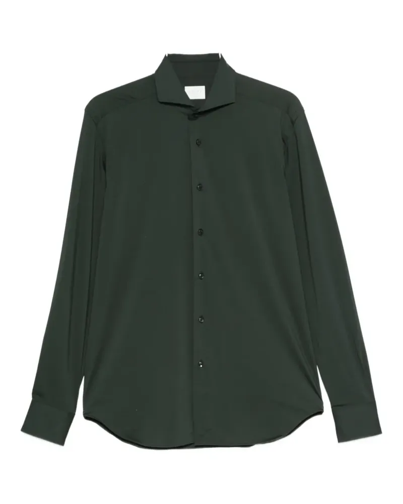 XACUS button-fastening long-sleeve shirt - Grün Grün