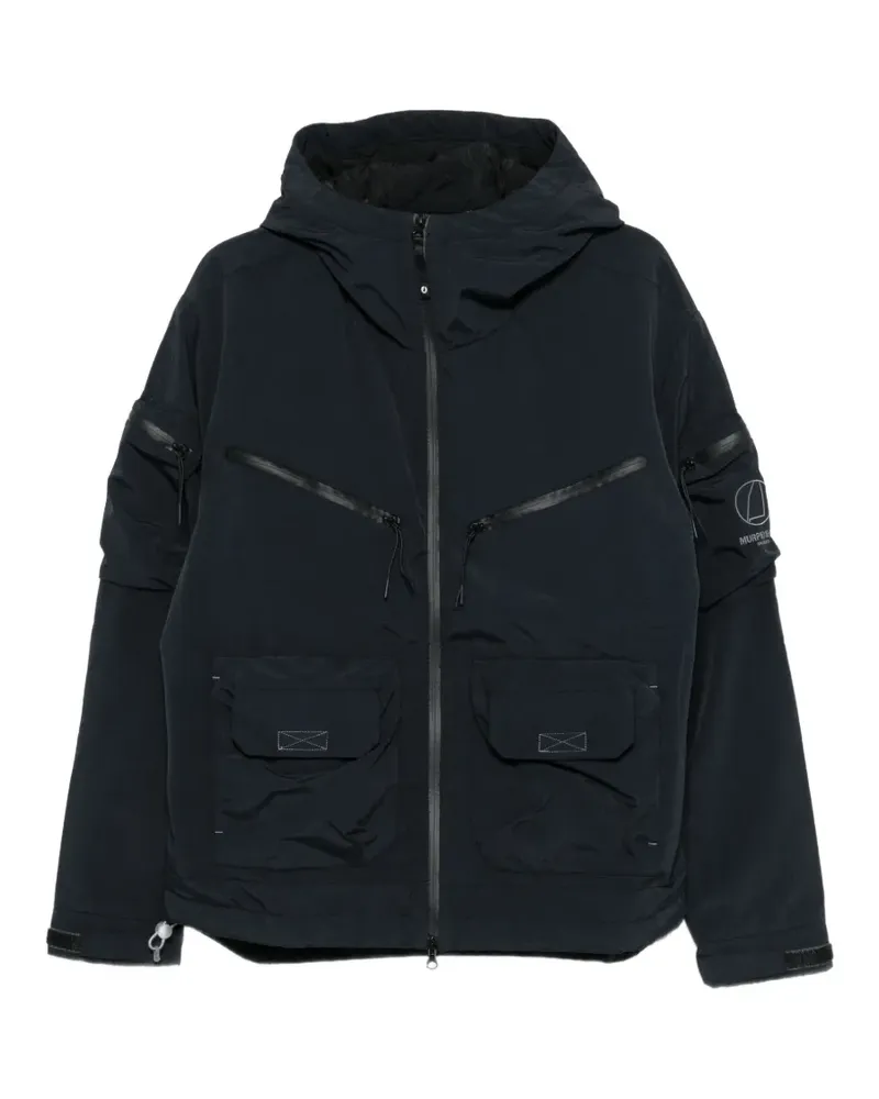 Murphy & Nye Sheer/1 Kapuzenjacke - Schwarz Schwarz