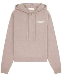 SPORTY & RICH Faubourg Hoodie aus Kaschmir Nude