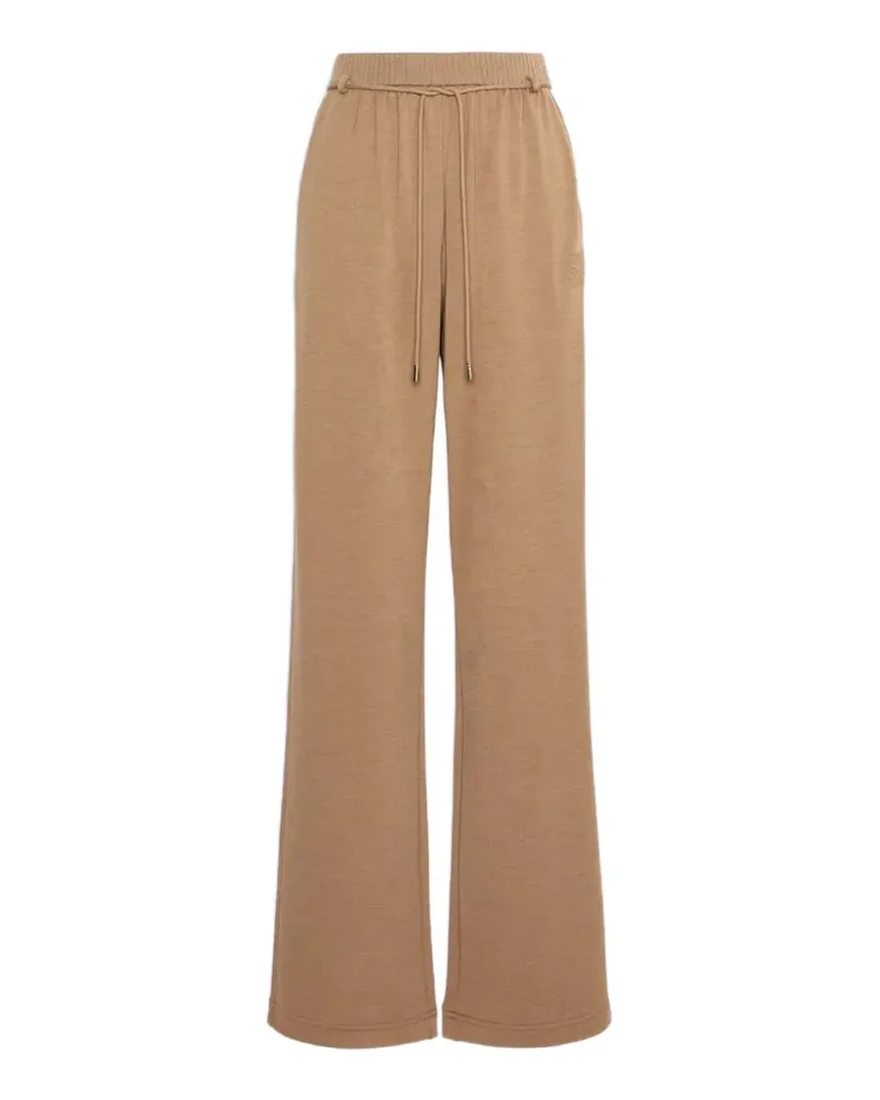 Max Mara double wool jersey trousers - Nude Nude