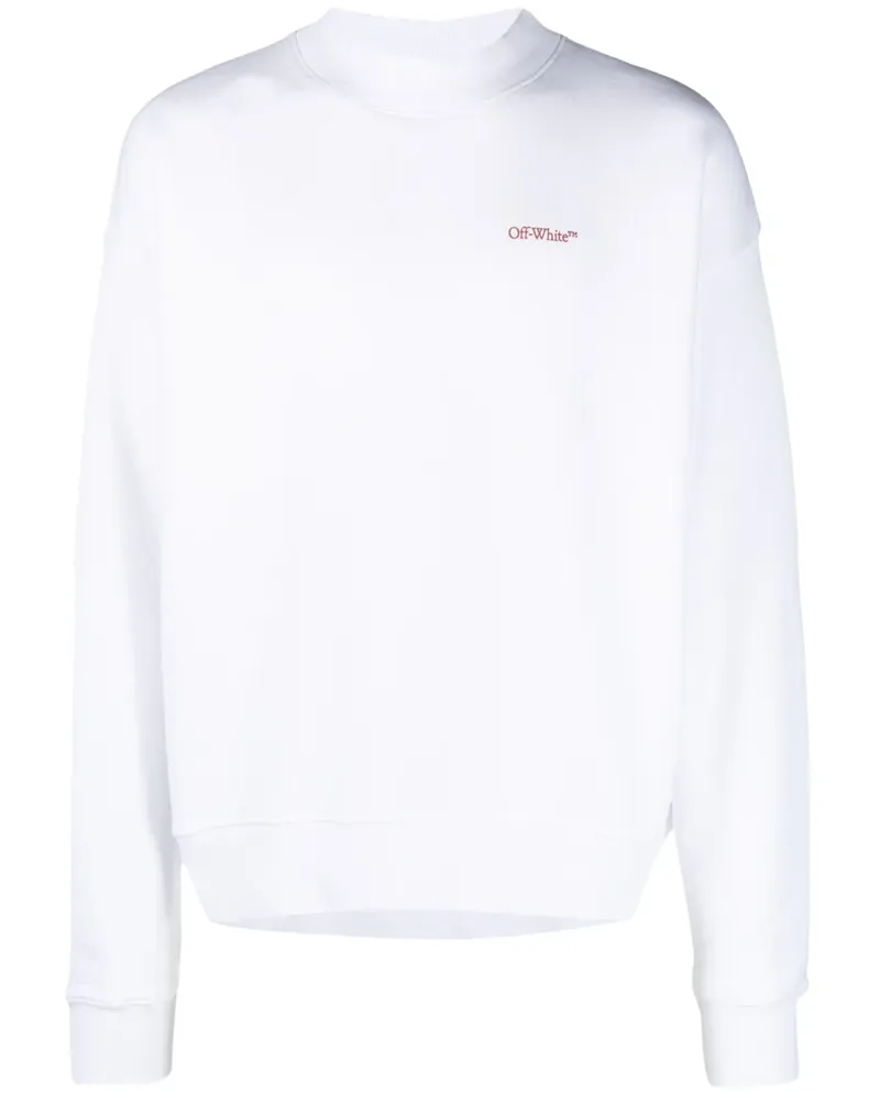 OFF-WHITE Sweatshirt aus Bio-Baumwolle - Weiß Weiß