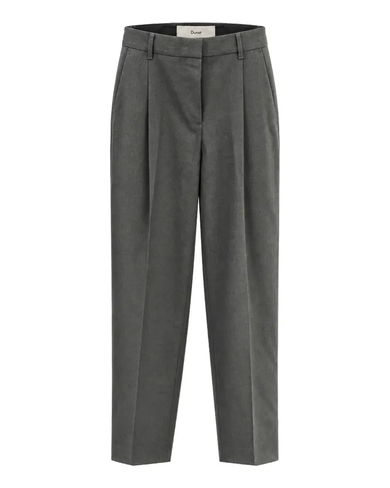 Dunst Straight-Leg-Hose mit Falten - Grau Grau