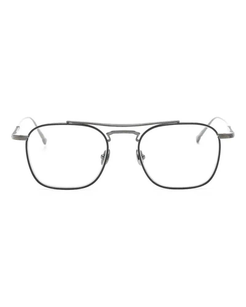 MATSUDA Brille mit Doppelsteg - Grau Grau