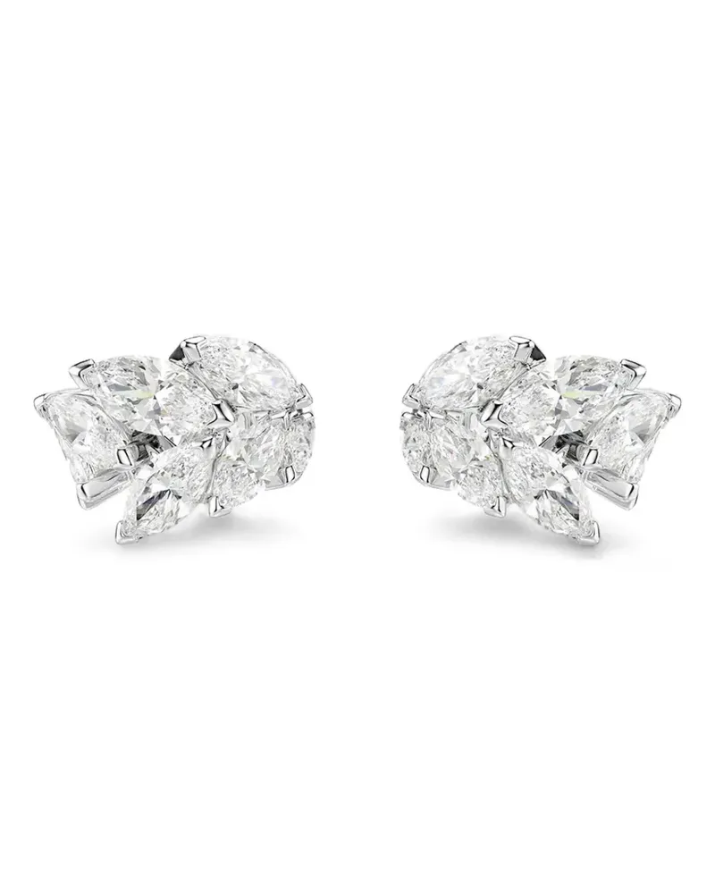 Swarovski Ear Cuffs mit Kristallverzierungen - Silber Silber