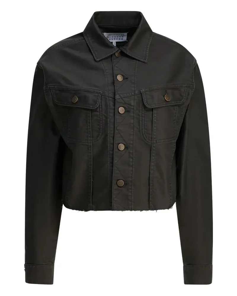 Maison Margiela Jacke mit Ziernähten - Grau Grau