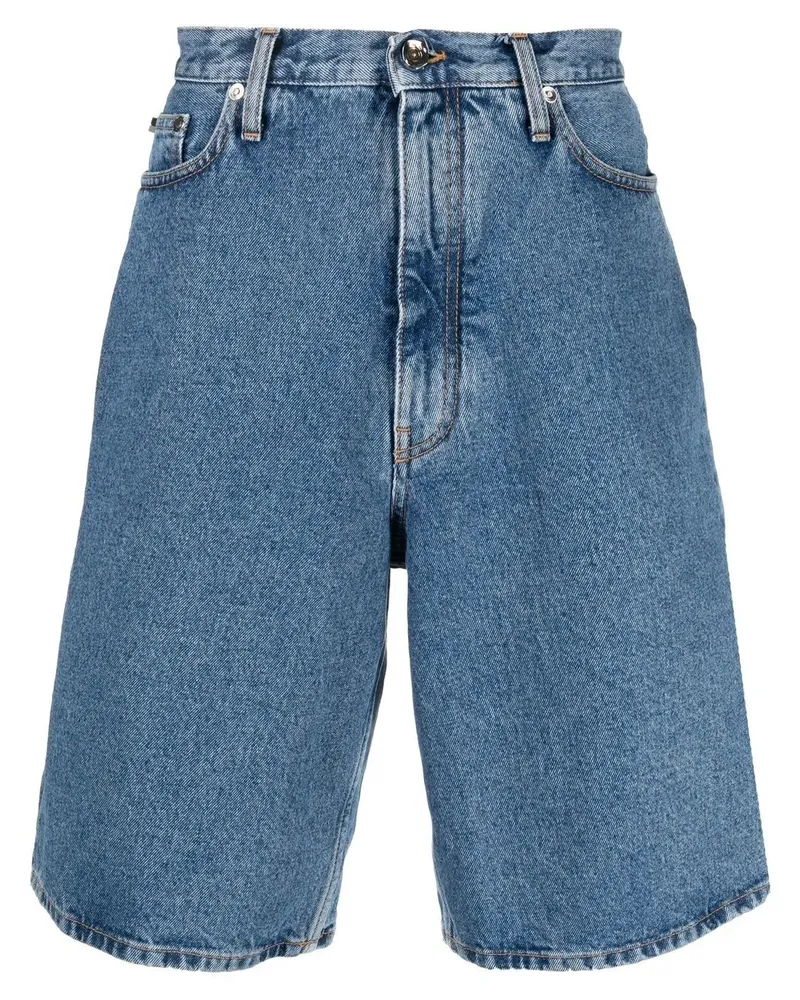 OFF-WHITE Jeans-Shorts mit Arrows-Print - Blau Blau