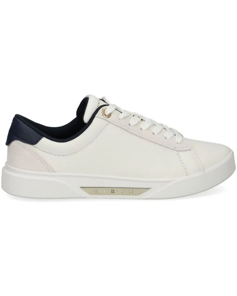 Tommy Hilfiger Sneakers aus Leder - Weiß Weiß