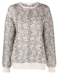 Chloé Strickpullover mit Rundhalsausschnitt Weiß