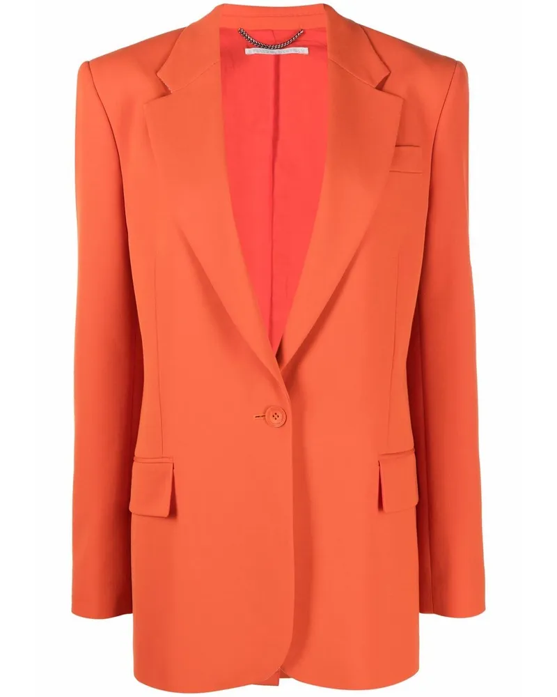 Stella McCartney Einreihiger Blazer - Orange Orange