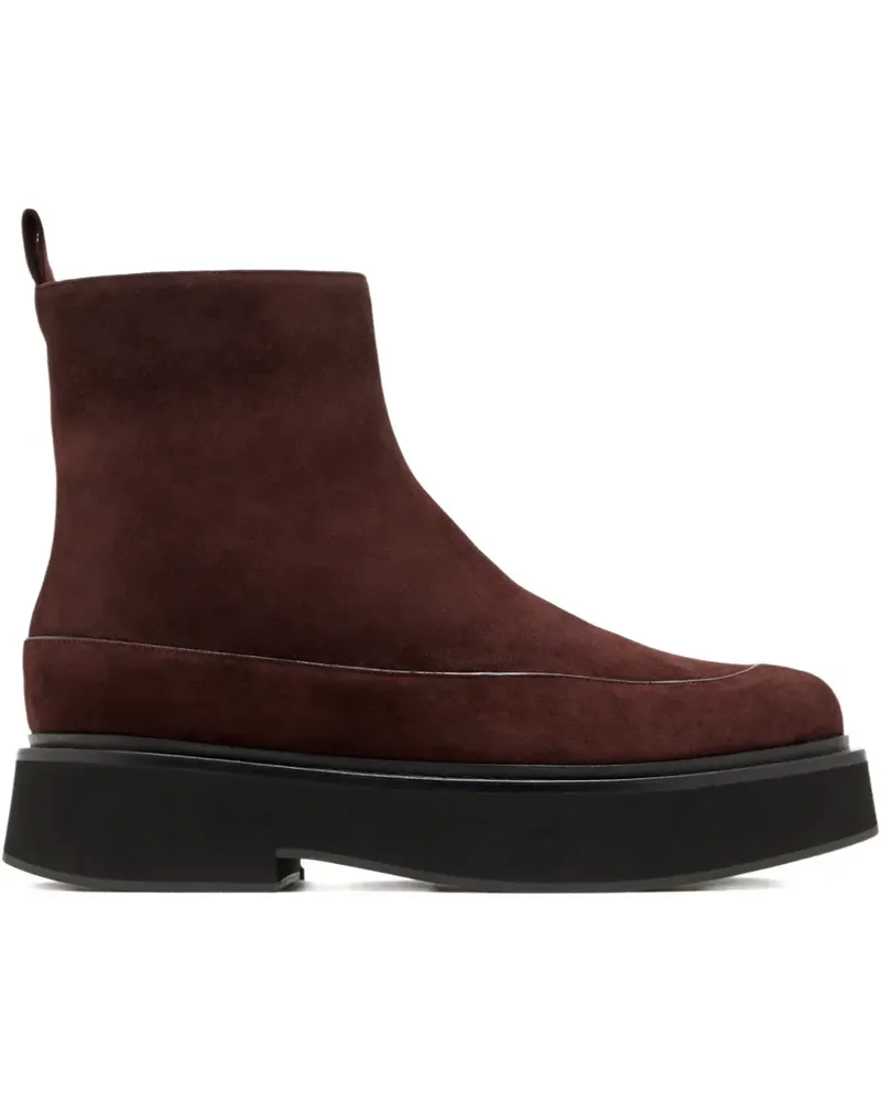 NEOUS Buna Plateau-Stiefeletten mit Reißverschluss 50mm - Braun Braun