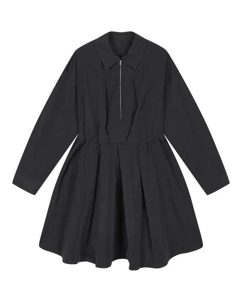 JNBY A-Linien-Kleid mit Kordelzug - Schwarz Schwarz