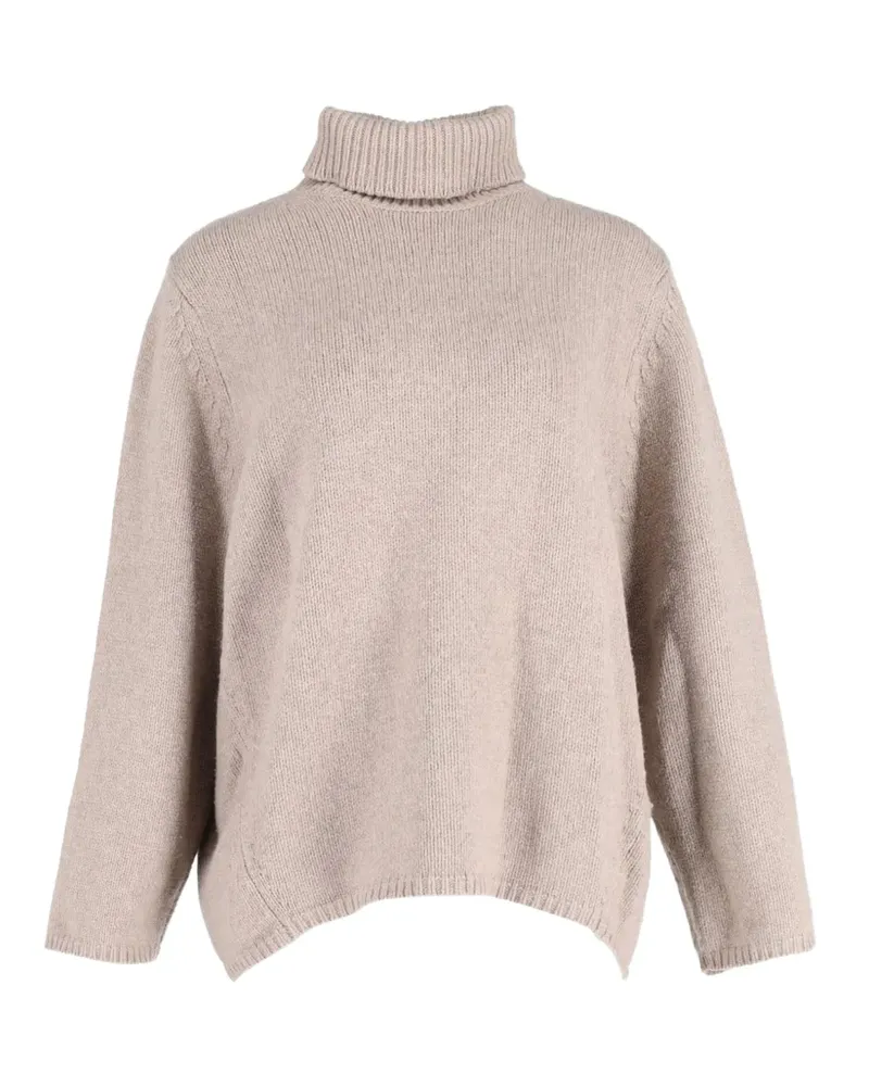 Totême turtleneck ribbed sweater - Nude Nude