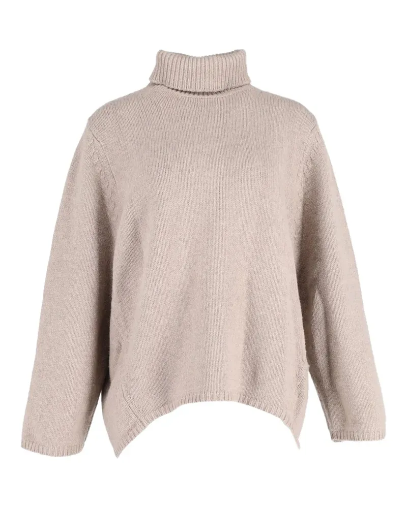 Totême turtleneck ribbed sweater - Nude Nude