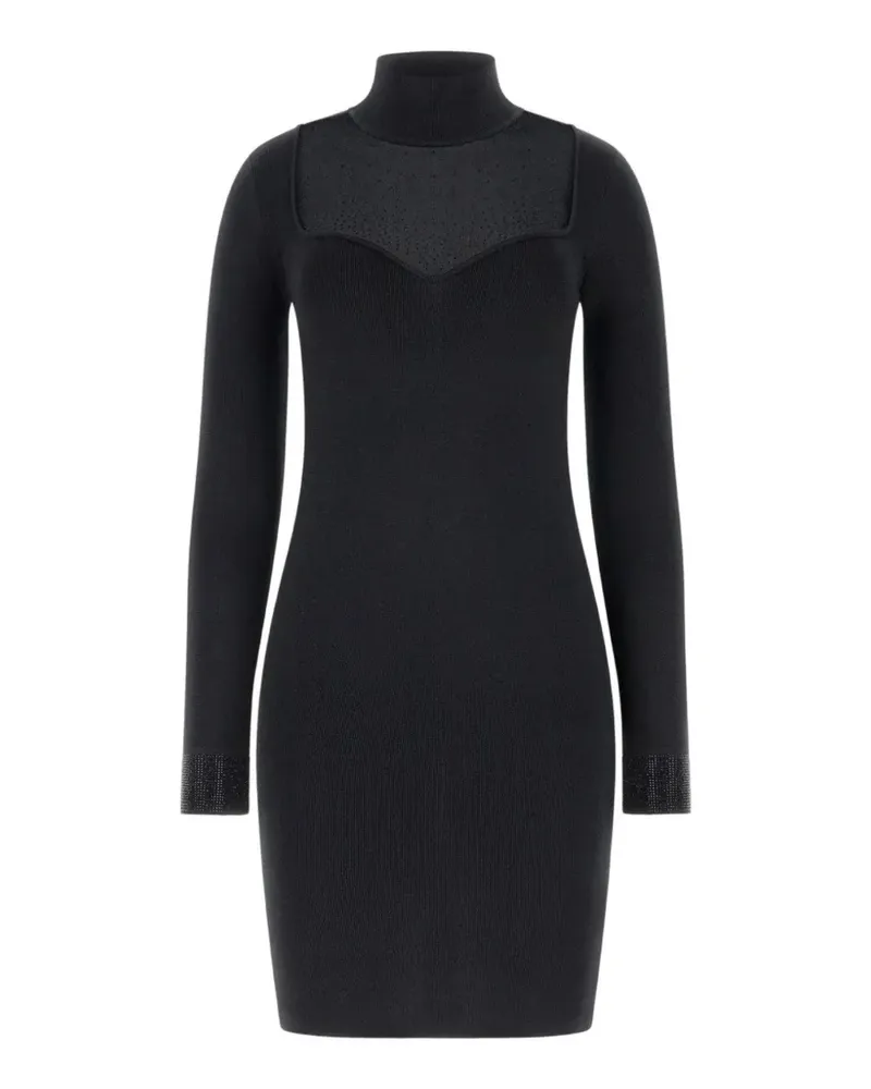 Guess embellished mini dress - Schwarz Schwarz