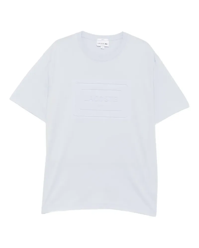 Lacoste T-Shirt mit Logo-Stickerei - Braun Braun
